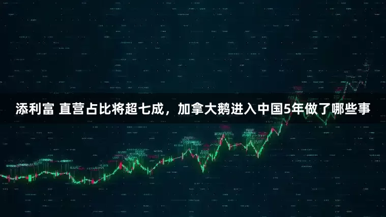 添利富 直营占比将超七成，加拿大鹅进入中国5年做了哪些事